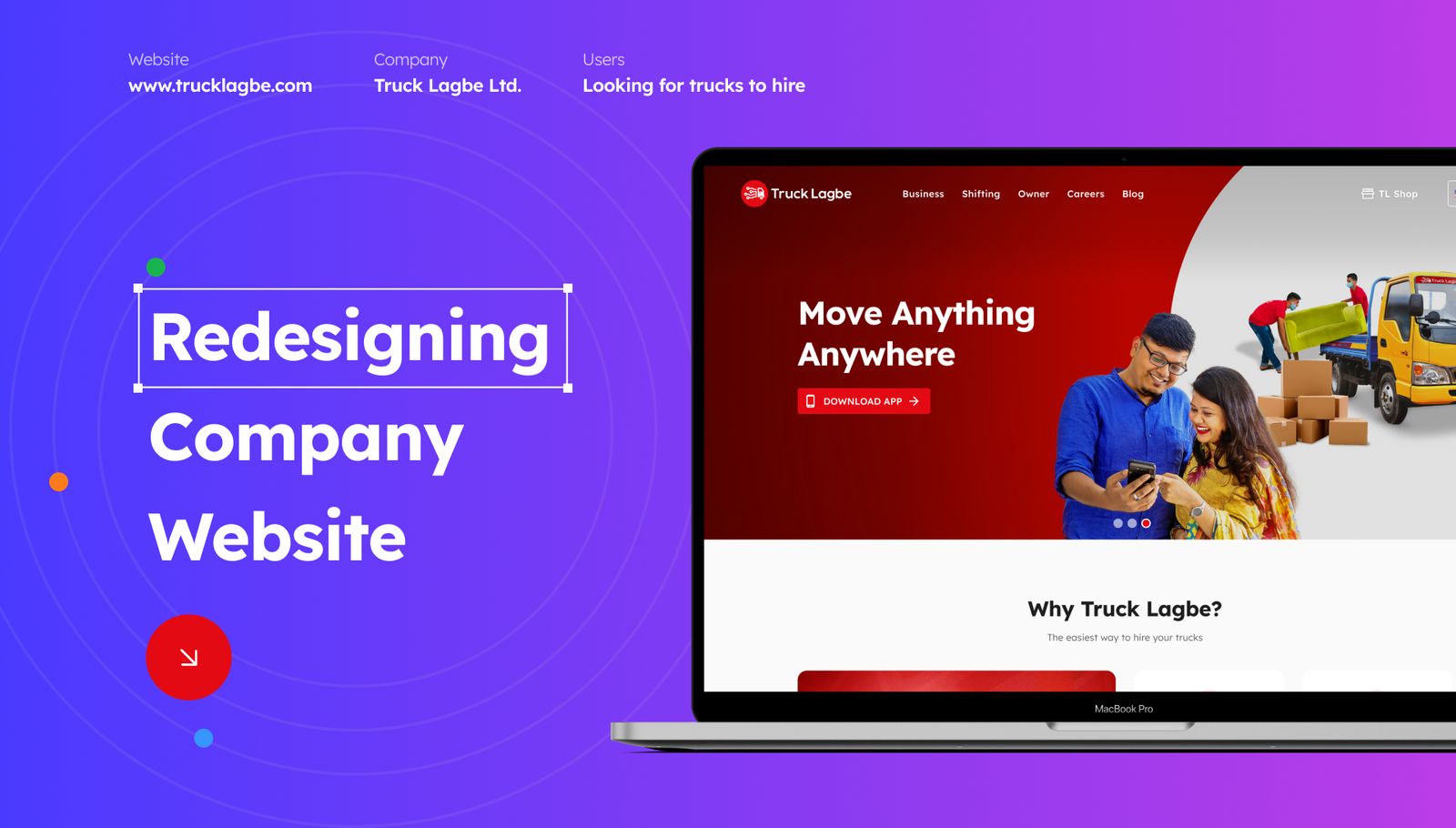 How I Revamp the Truck Lagbe Website